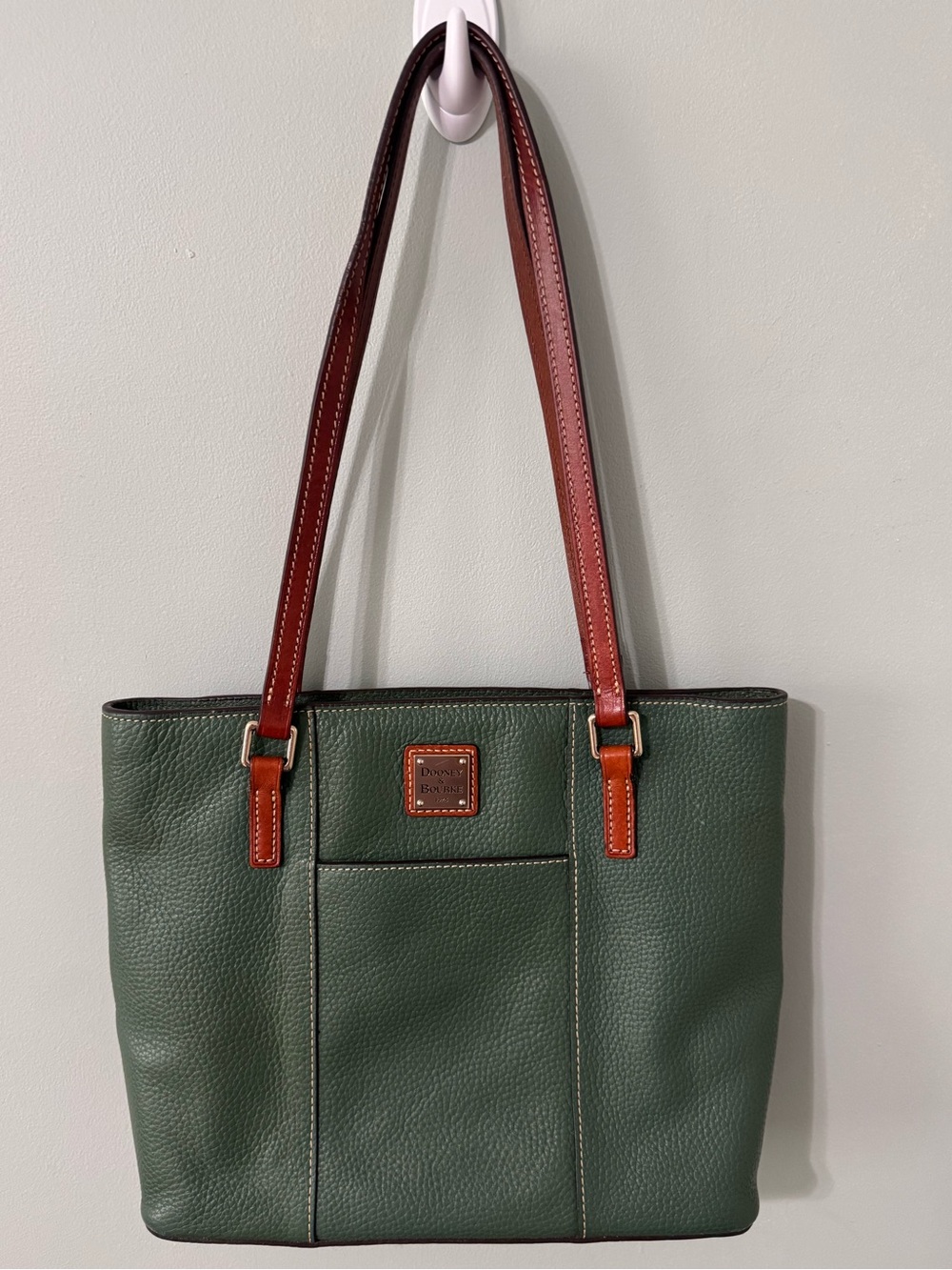Dooney and Bourke Pebble Grain Small Lexington Shopper Sage